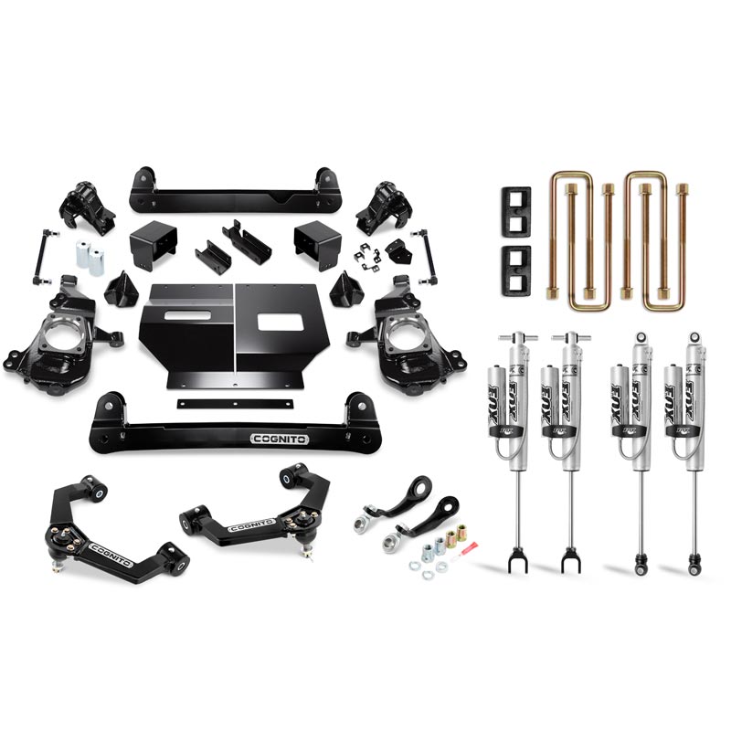 COGNITO 110-P0896 4" PERFORMANCE LIFT KIT WITH FOX PS 2.0 IFP SHOCKS