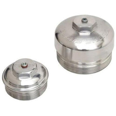 BEANS DIESEL 220022 2-PIECE BILLET FUEL & OIL FILTER CAP SET