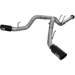 AFE 49-43122 LARGE BORE HD 4" DUAL FILTER-BACK EXHAUST SYSTEM