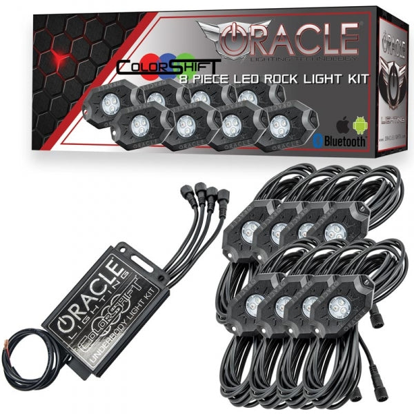 ORACLE 5797-333 COLORSHIFT BLUETOOTH UNDERBODY ROCK LIGHTS (8-PIECE)