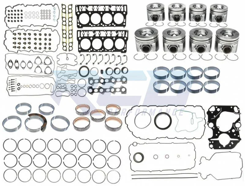 MAHLE 2008 - 2010 6.4L POWER STROKE HEAVY DUTY ENGINE REBUILD KIT OE PISTON Mahle