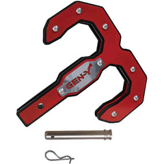 GEN-Y HITCH GH-0073 HULK 2.5 BLACK/RED 21K TOW HOOK KIT (2.5")