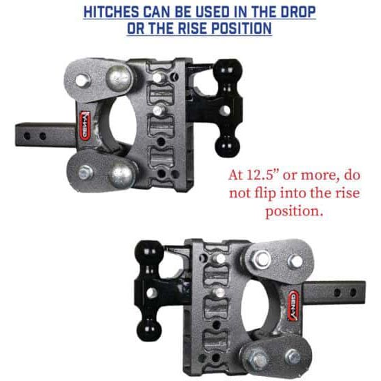 GEN-Y HITCH GH-1125 THE BOSS 16K DROP HITCH W/PINTLE LOCK - 7.5" DROP