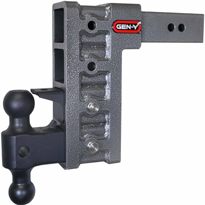 GEN-Y HITCH GH-624 MEGA-DUTY 21K DROP HITCH W/PINTLE LOCK - 9" DROP