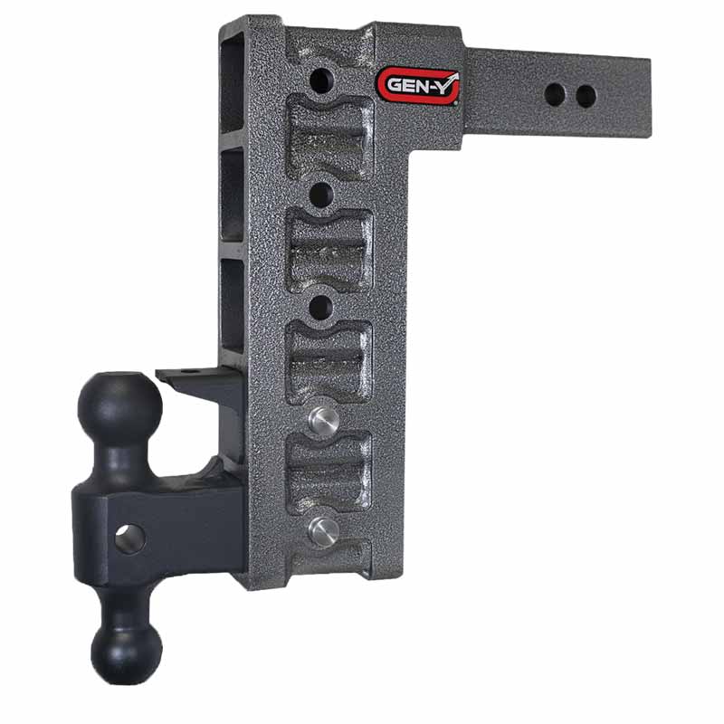 GEN-Y HITCH GH-625 MEGA-DUTY 21K DROP HITCH W/PINTLE LOCK - 12" DROP