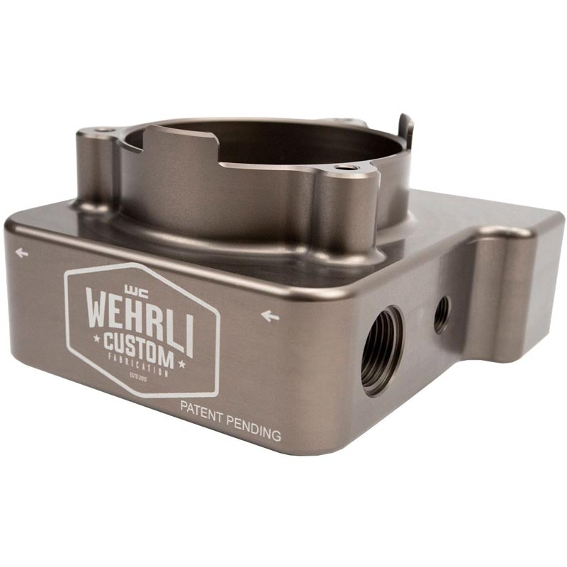 WEHRLI CUSTOM FAB WCF100361 DURAMAX FUEL FILTER HOUSING (LONG BED)