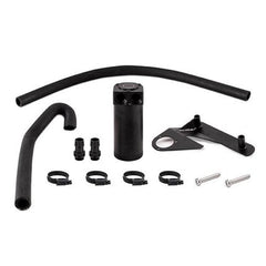 Mishimoto Baffled Oil Catch Can Kit - 16-19 Nissan Titan XD Cummins